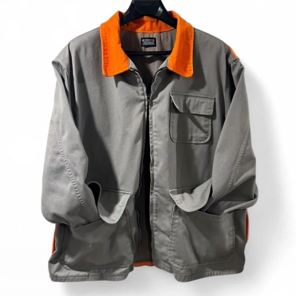 Rare Find Men’s Levi's Gray/Orange Skater Hunter Jacket Size L/XL - Picture 4 of 9